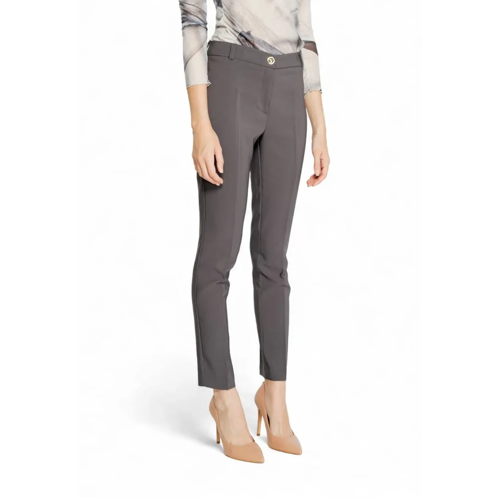 Rinascimento Women's Gray Polyester Jeans & Pant