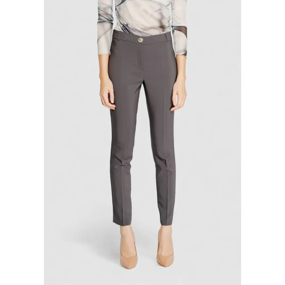 Rinascimento Women's Gray Polyester Jeans & Pant