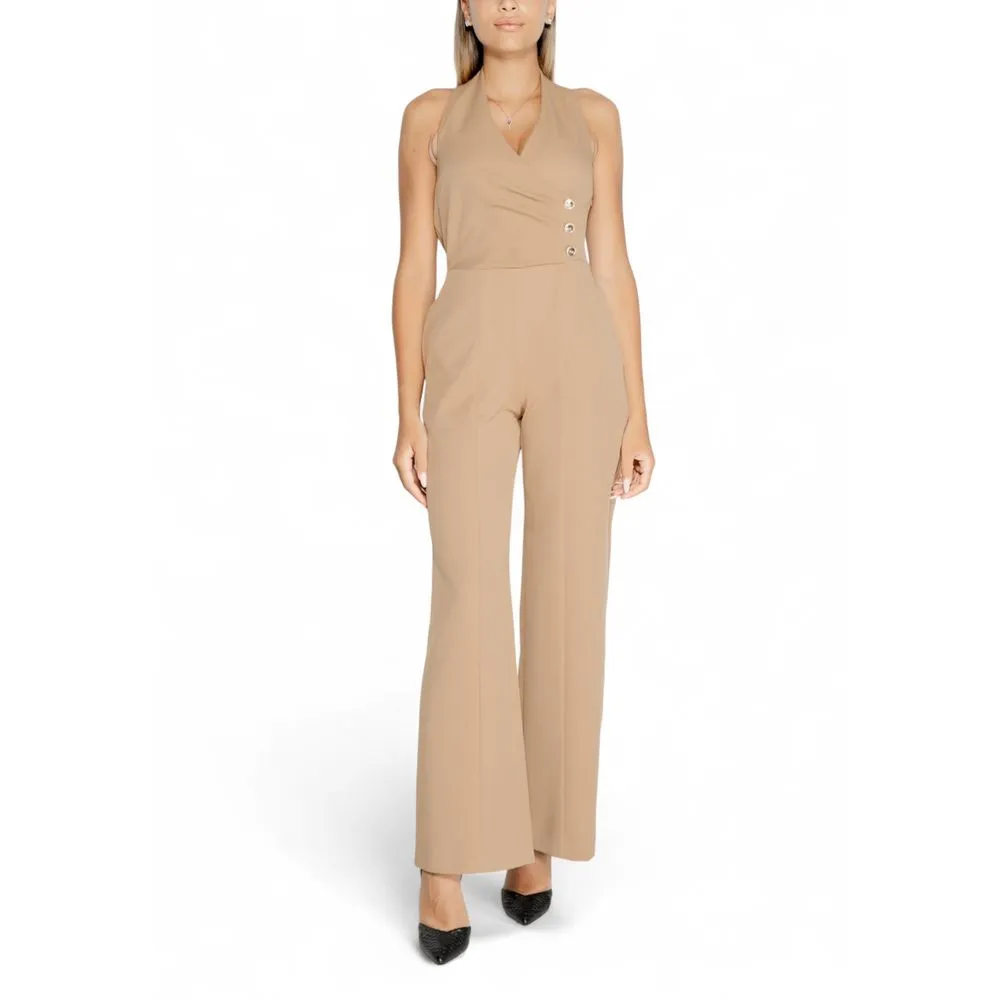 Rinascimento Women's Beige Polyester Suits & Blazer