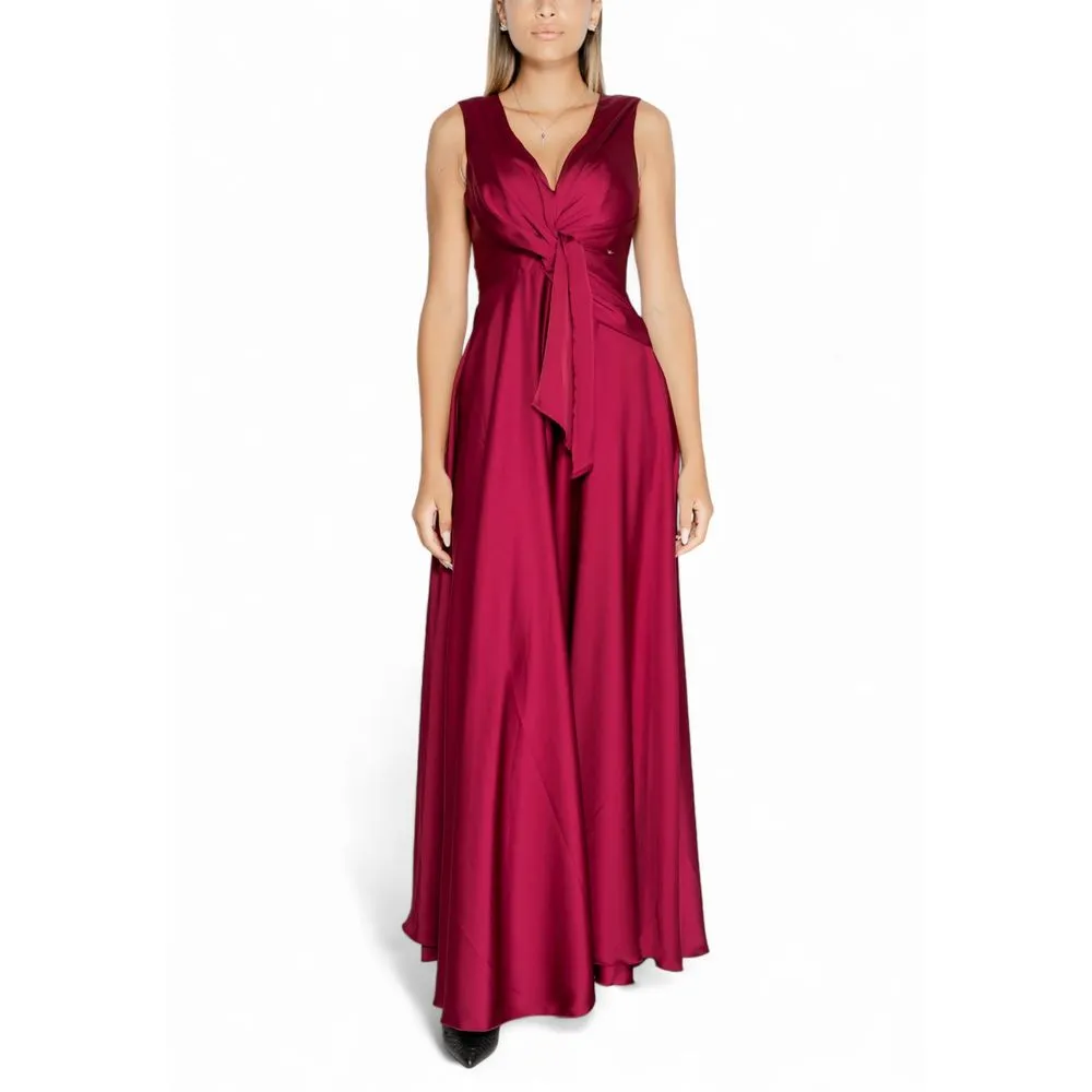 Rinascimento Women's Bordeaux Polyester Dress
