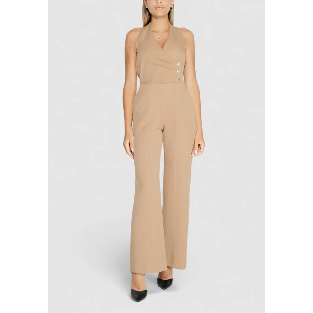 Rinascimento Women's Beige Polyester Suits & Blazer