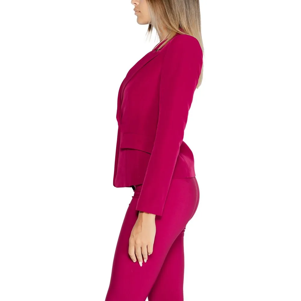 Rinascimento Women's Bordeaux Polyester Suits & Blazer