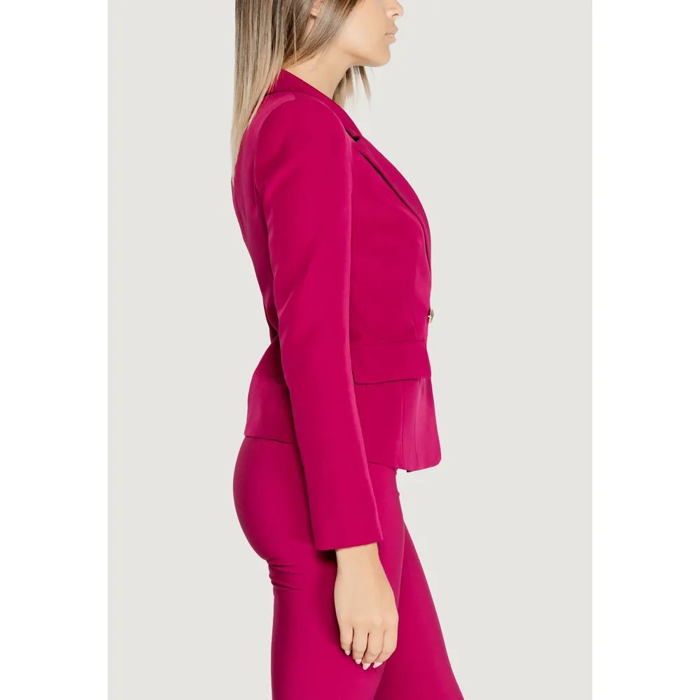 Rinascimento Women's Bordeaux Polyester Suits & Blazer