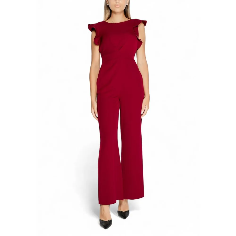 Rinascimento Women's Bordeaux Polyester Suits & Blazer