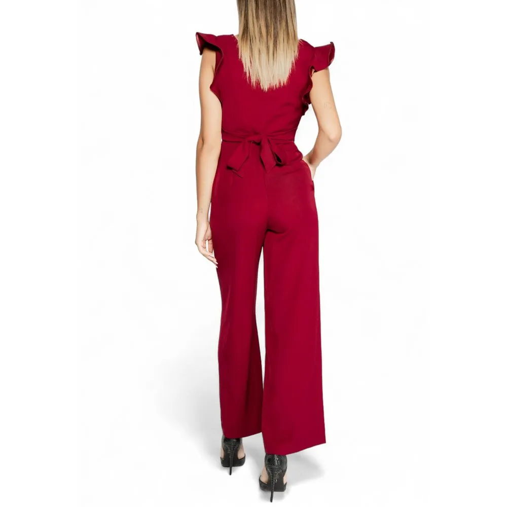 Rinascimento Women's Bordeaux Polyester Suits & Blazer
