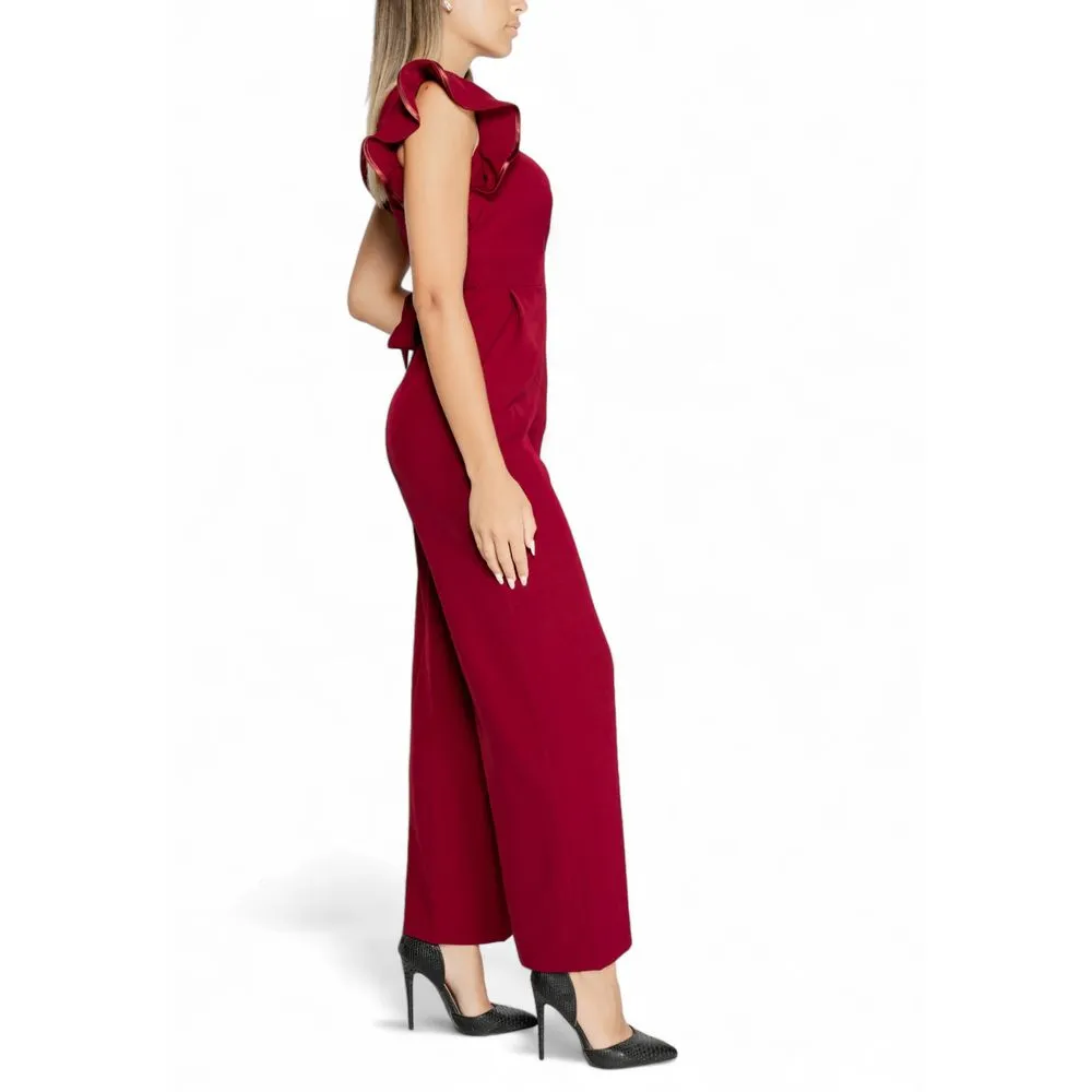 Rinascimento Women's Bordeaux Polyester Suits & Blazer