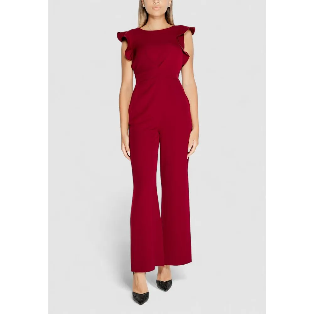 Rinascimento Women's Bordeaux Polyester Suits & Blazer