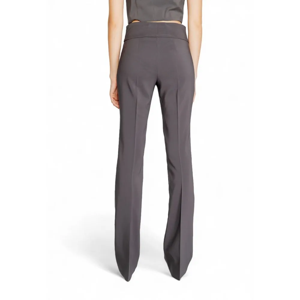 Rinascimento Women's Gray Polyester Jeans & Pant