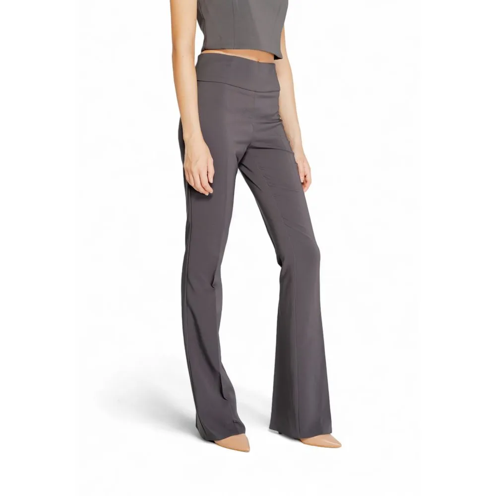 Rinascimento Women's Gray Polyester Jeans & Pant