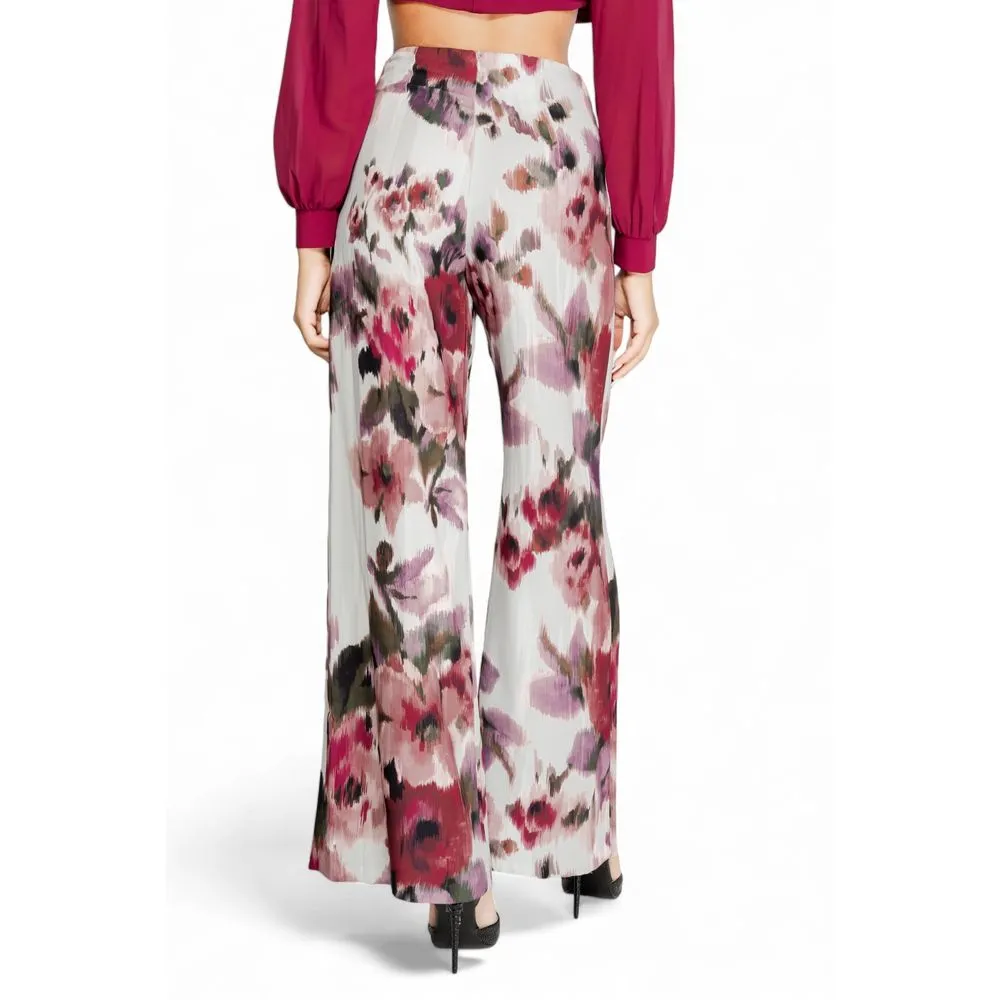 Rinascimento Women's Bordeaux Polyester Jeans & Pant