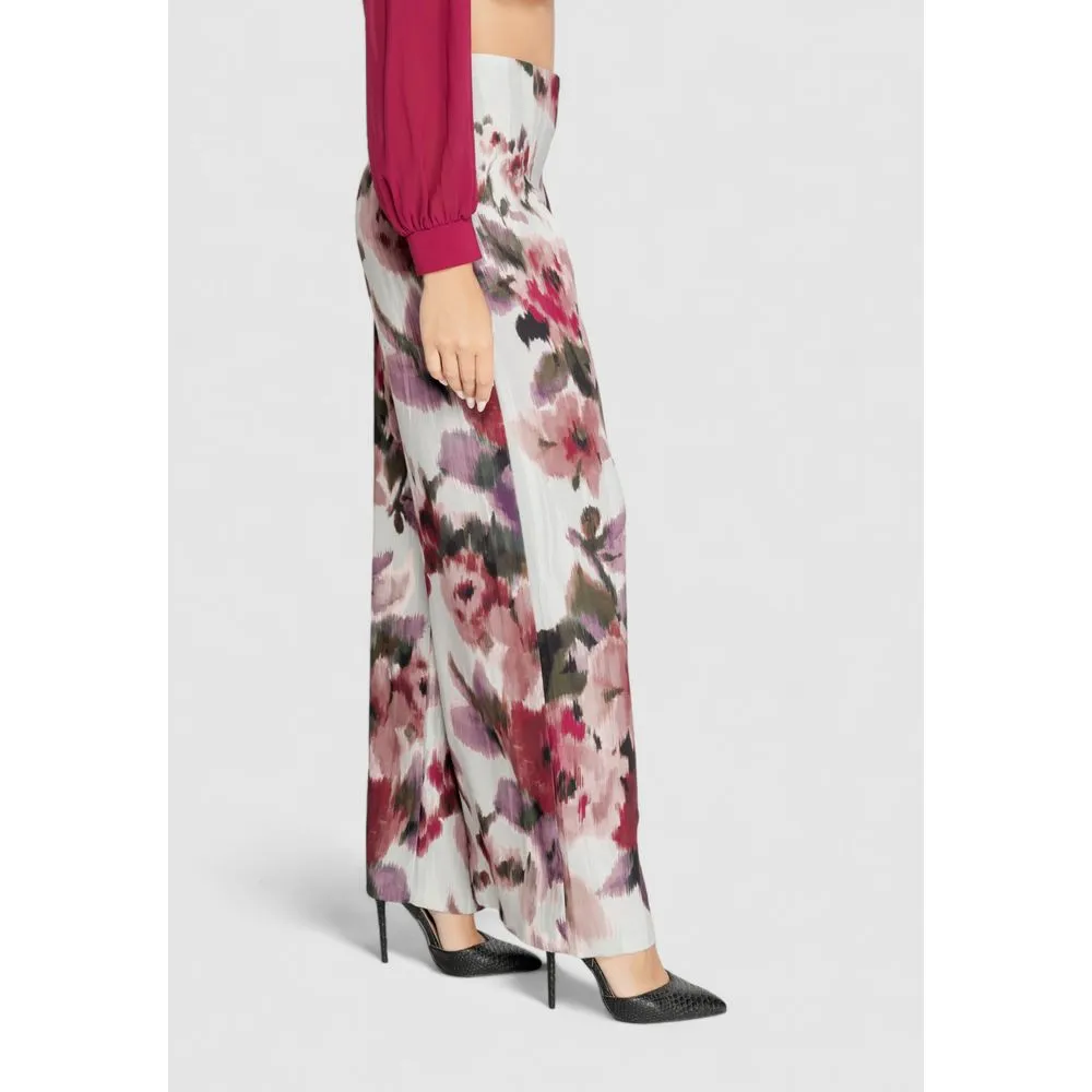 Rinascimento Women's Bordeaux Polyester Jeans & Pant