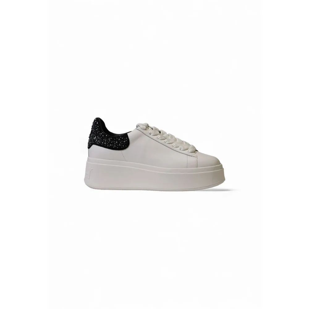 ASH Women's Black And White Leather Sneaker