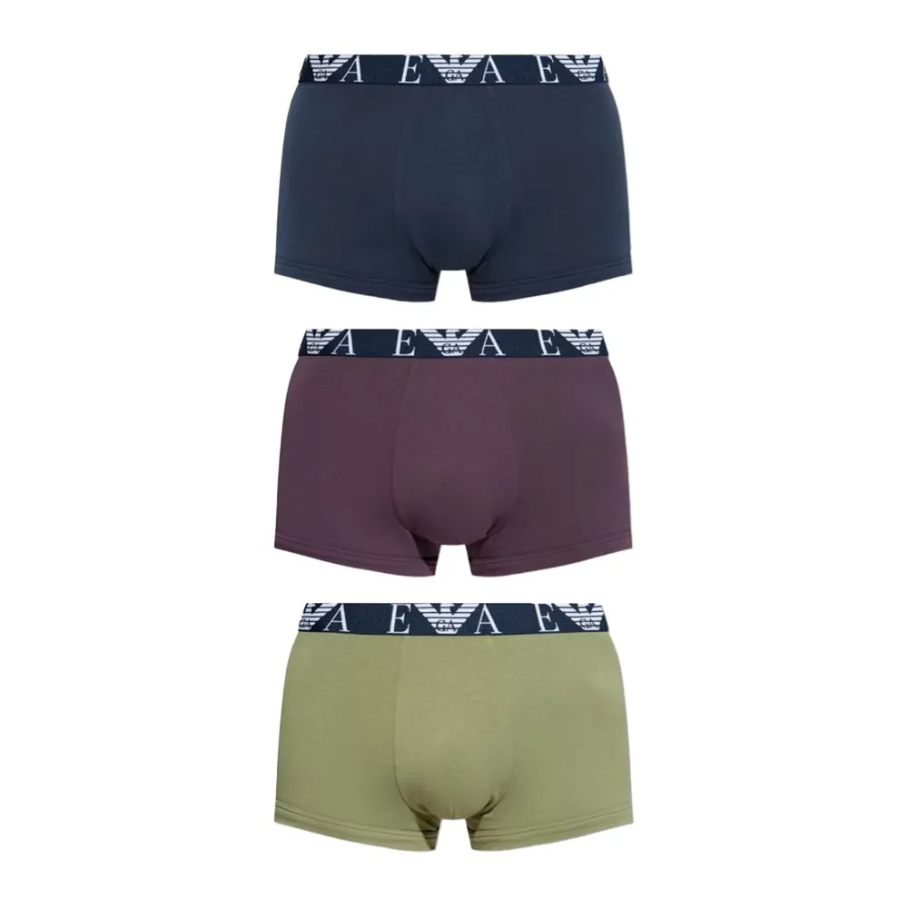Emporio Armani Underwear Men's Blue Cotton Underwear
