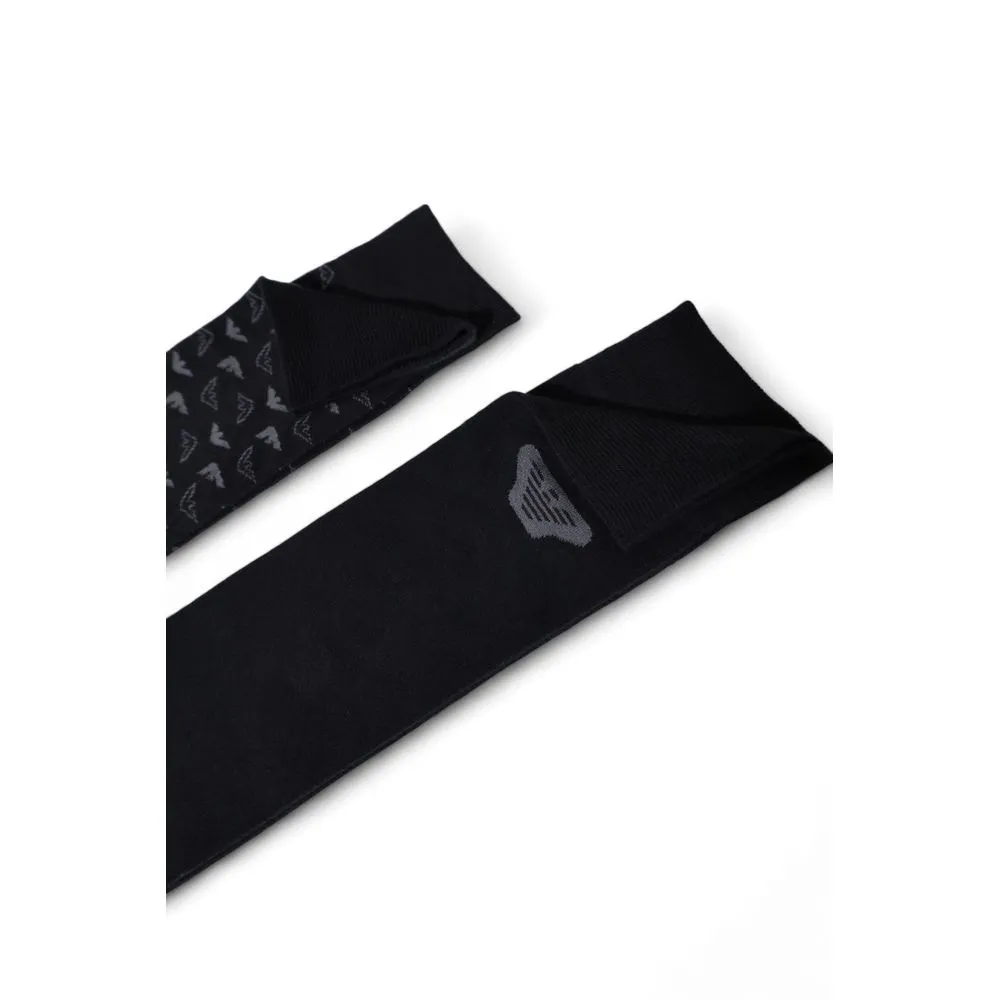 Emporio Armani Underwear Men's Black Cotton Sock