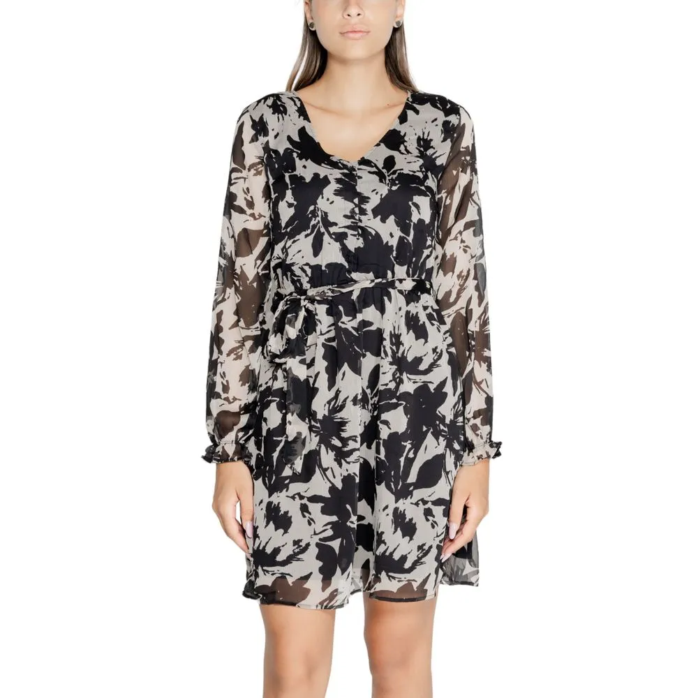 Jacqueline De Yong Women's Black Polyester Polyester Dress