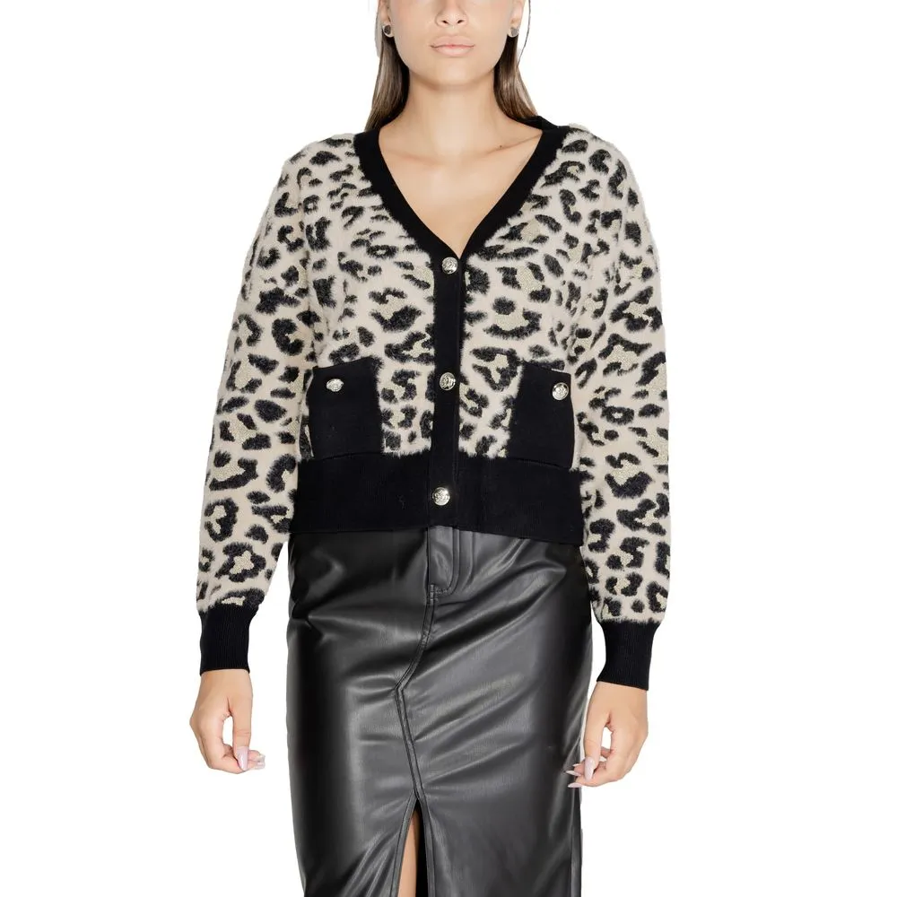 Beige Polyamide Cardigan