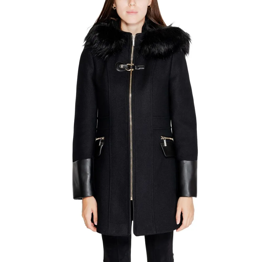 Morgan De Toi Women's Black Wool Jackets & Coat