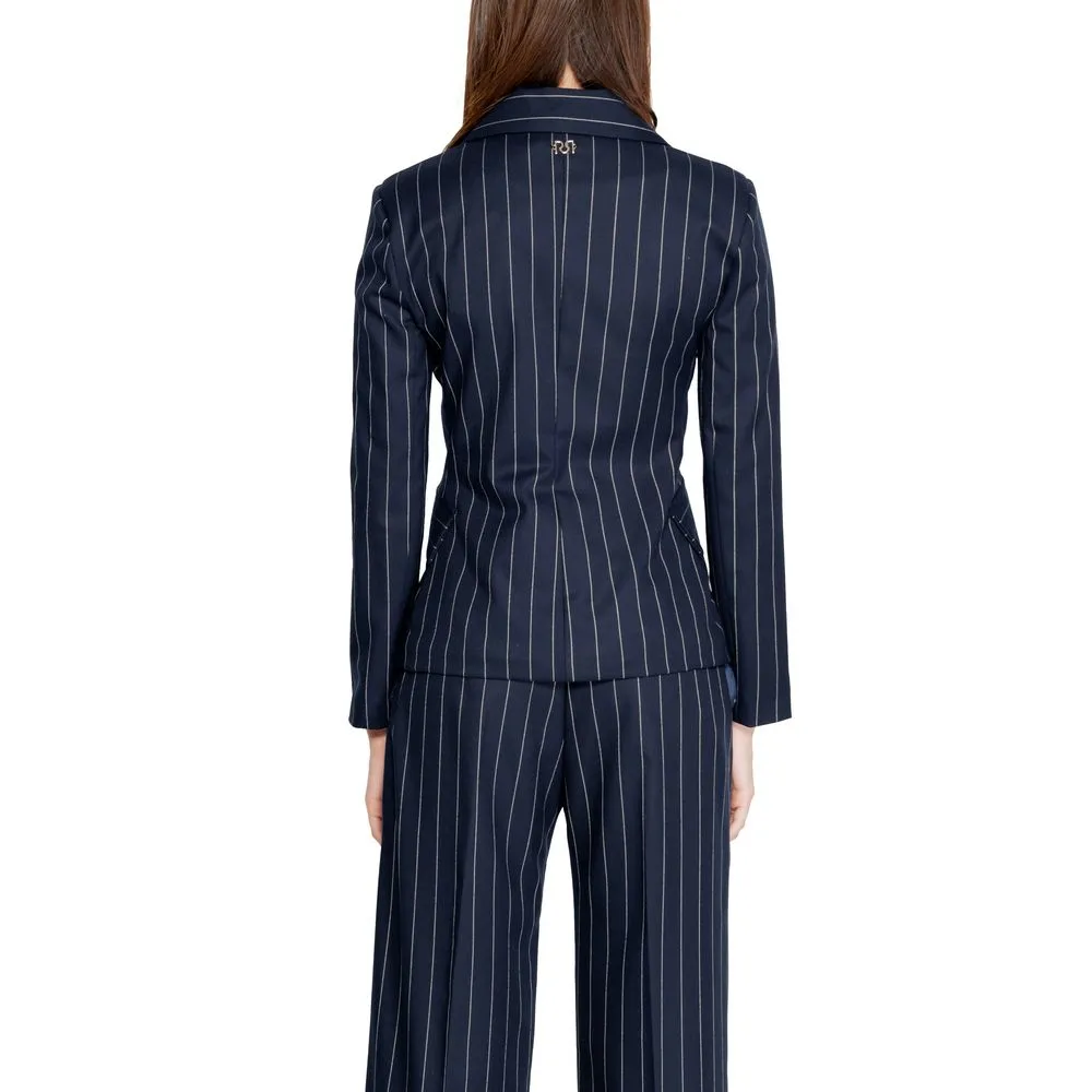 Rinascimento Women's Blue Polyester Suits & Blazer