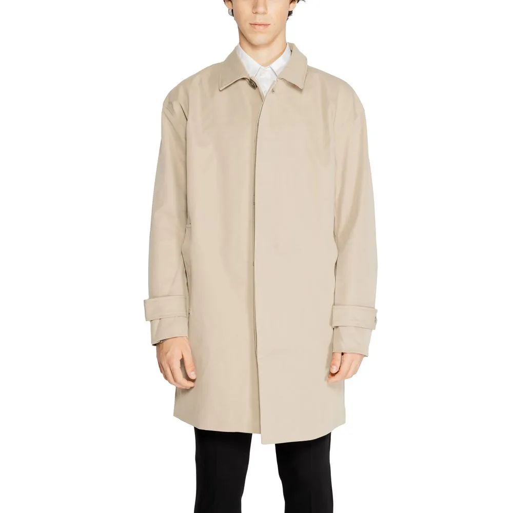 Only & Sons Men's Beige Polyester Jacket