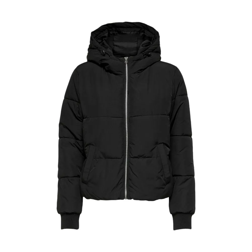 Jacqueline De Yong Women's Black Polyester Jackets & Coat