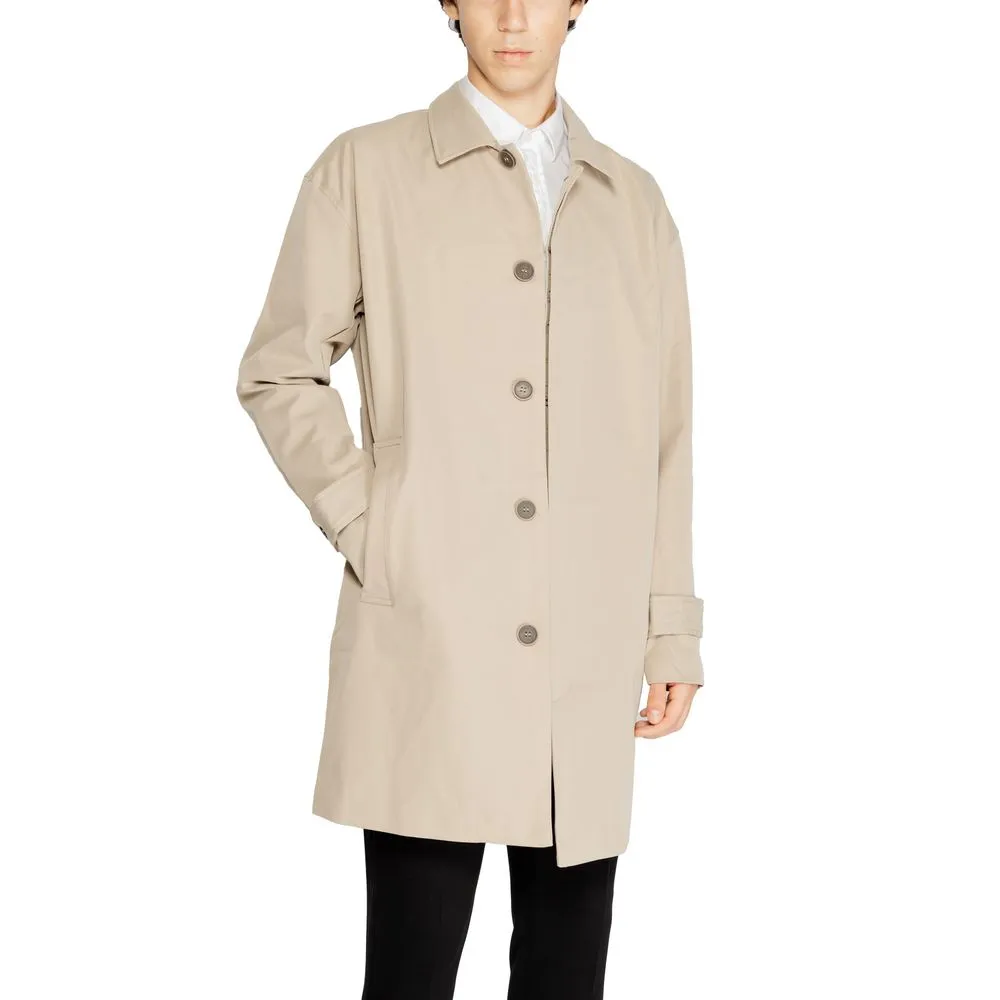 Only & Sons Men's Beige Polyester Jacket