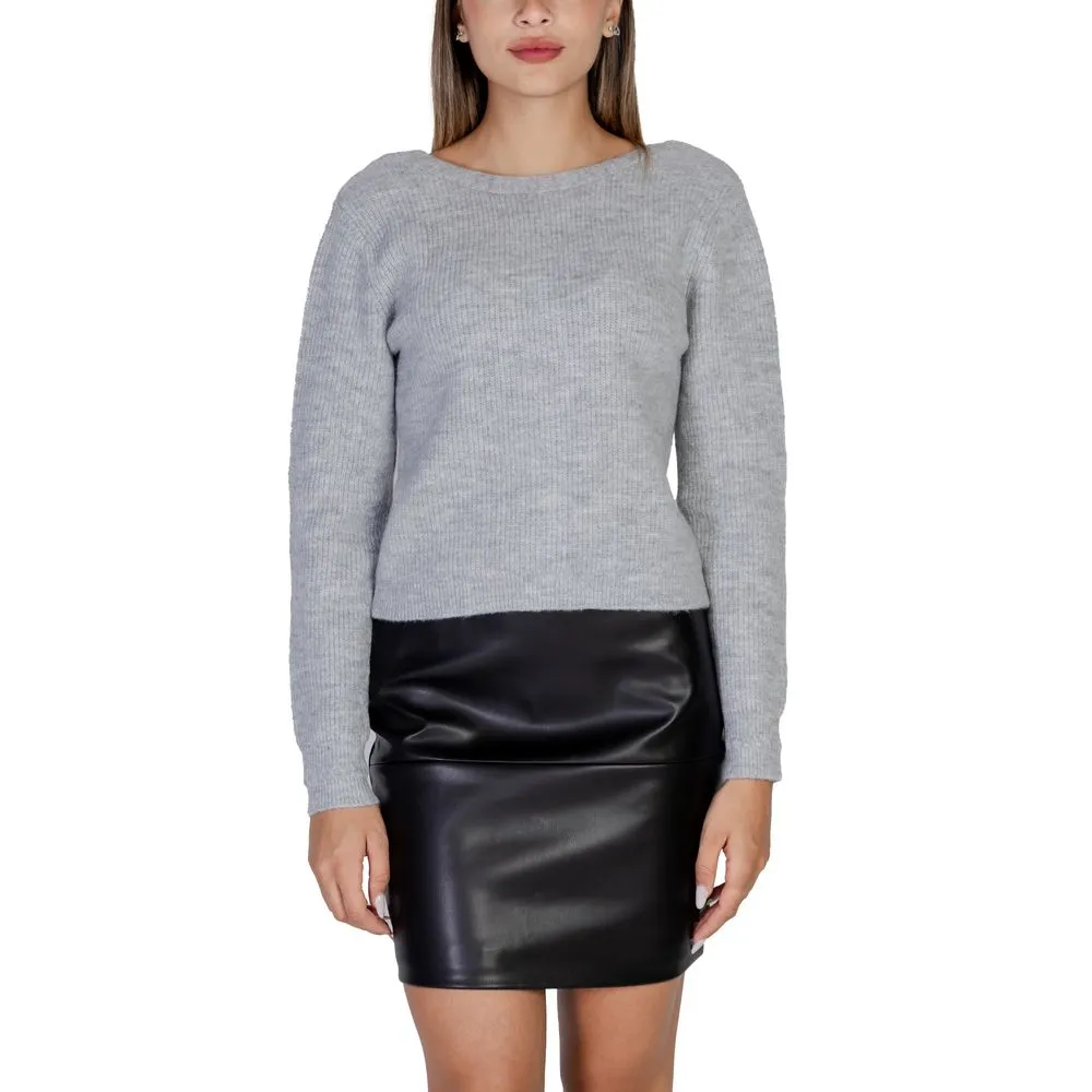 Morgan De Toi Women's Gray Recycled Polyester Tops & T-Shirt