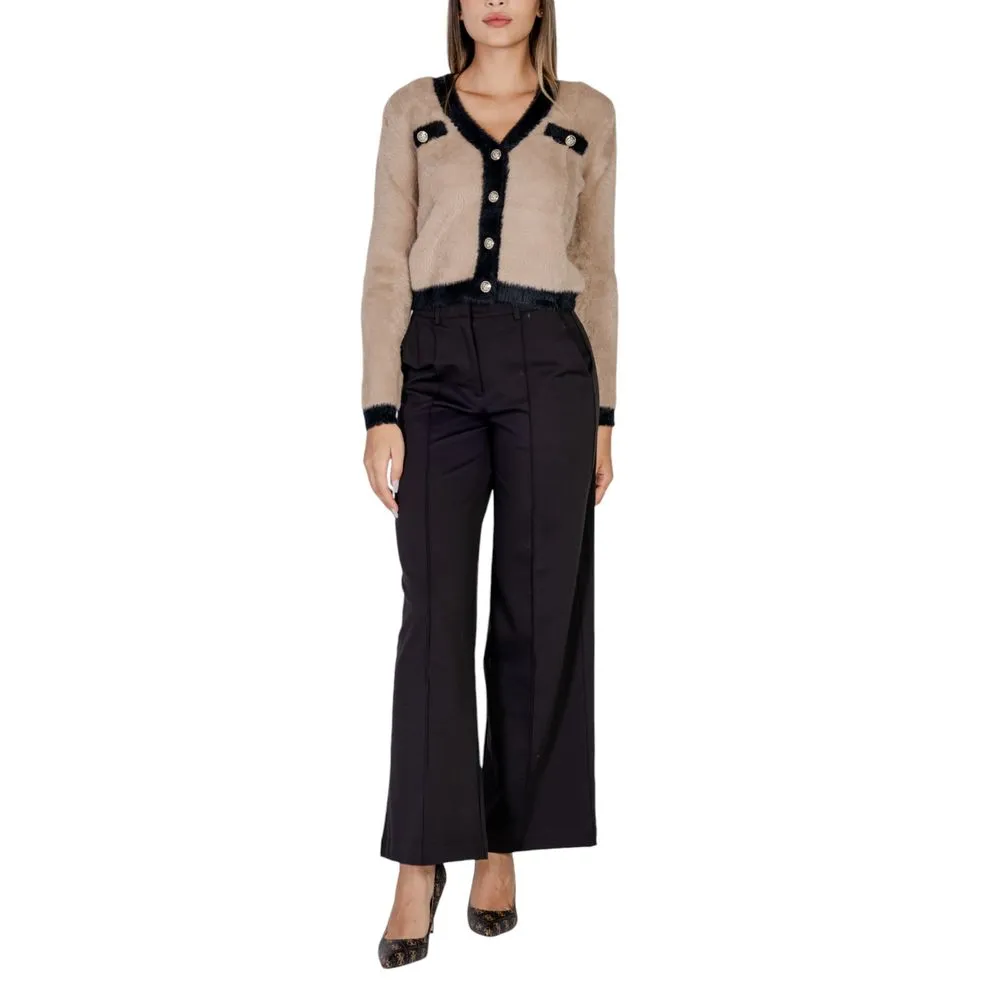ICHI Women's Black Polyester Jeans & Pant