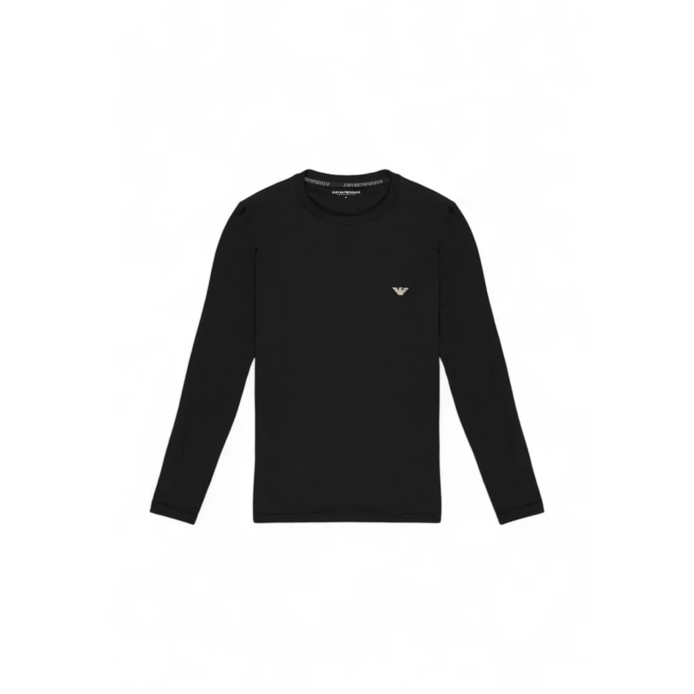 Emporio Armani Underwear Men's Black Cotton Shirt