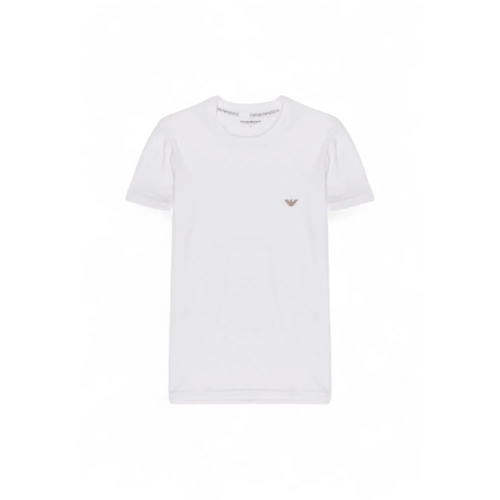 Emporio Armani Underwear Men's White Cotton T-Shirt