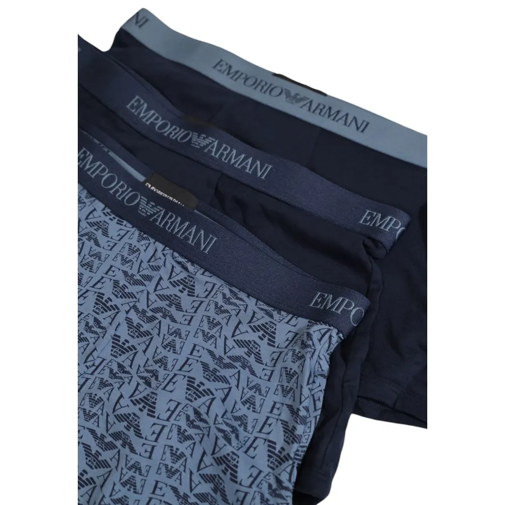 Emporio Armani Underwear Men's Blue Polyester Underwear