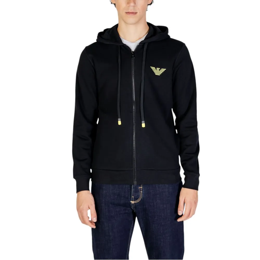 Emporio Armani Underwear Men's Black Cotton Sweater