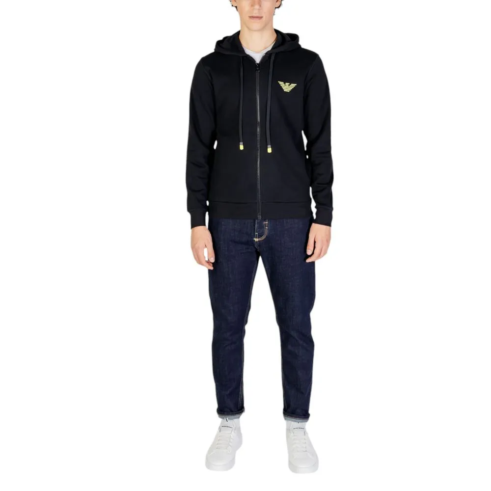 Emporio Armani Underwear Men's Black Cotton Sweater