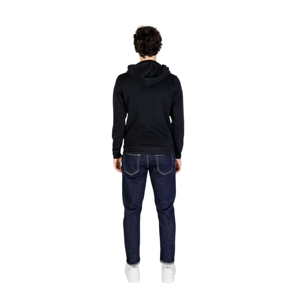 Emporio Armani Underwear Men's Black Cotton Sweater