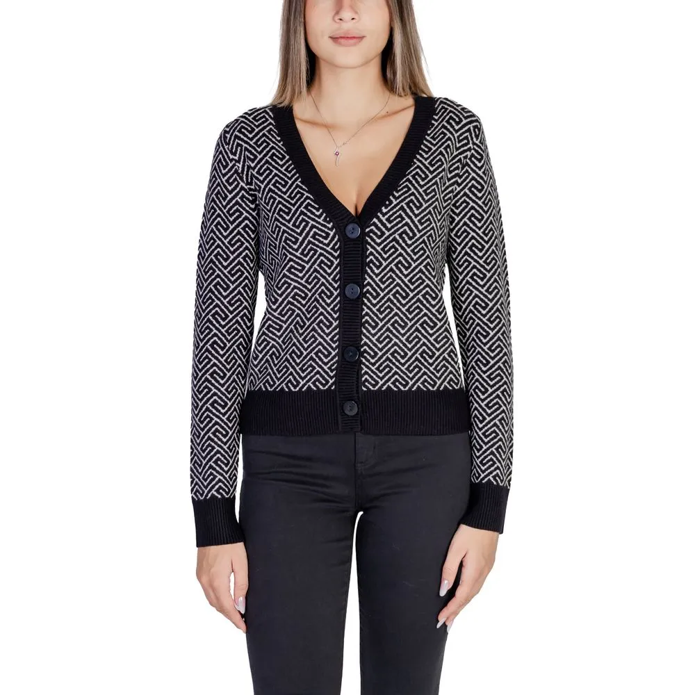 Vero Moda Women's Black Viscose Cardigan