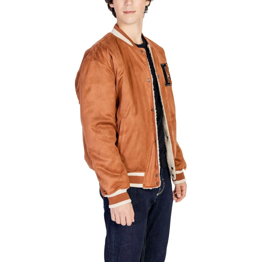 Only & Sons Men's Brown Polyester Jacket