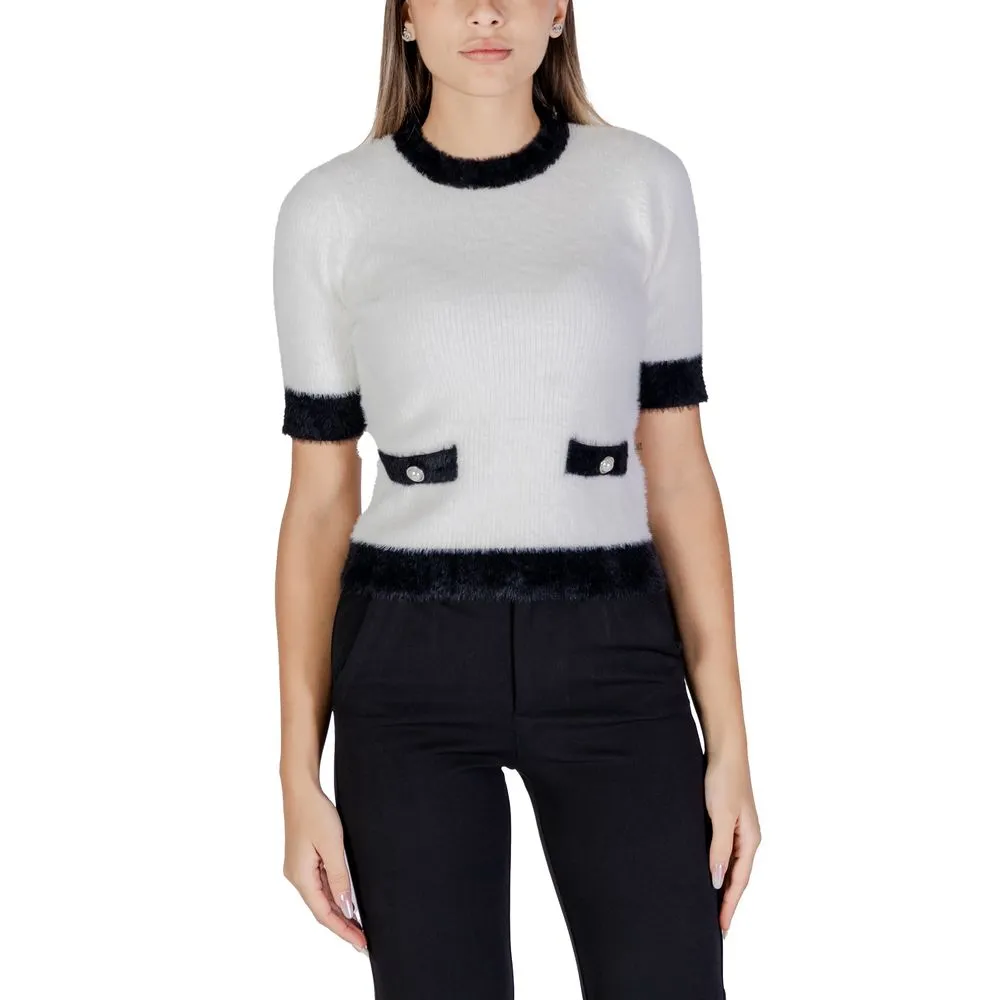 Morgan De Toi Women's White Polyamide Sweater