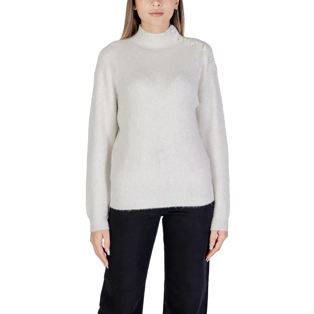 Morgan De Toi Women's Cream Polyester Sweater