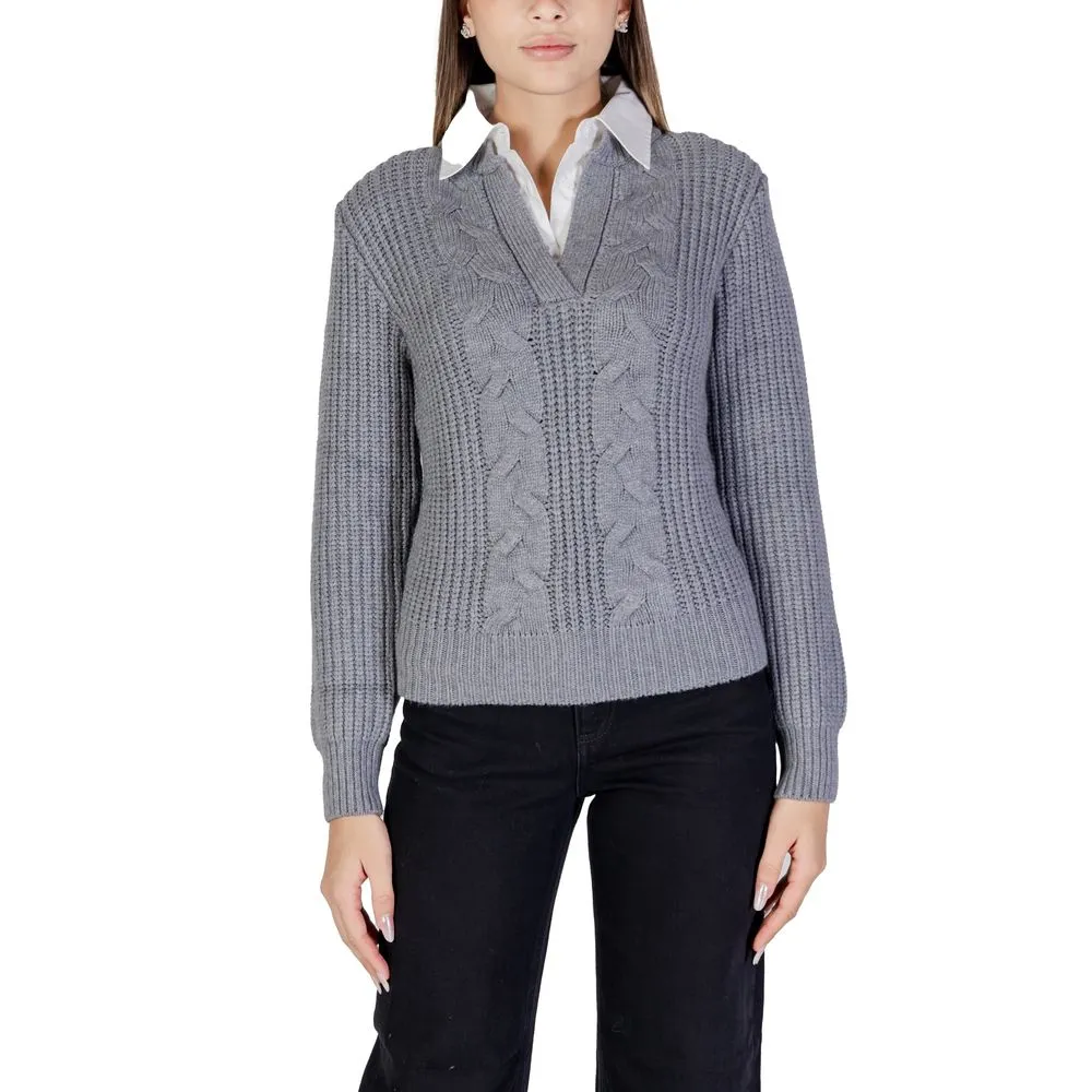 Morgan De Toi Women's Gray Viscose Sweater
