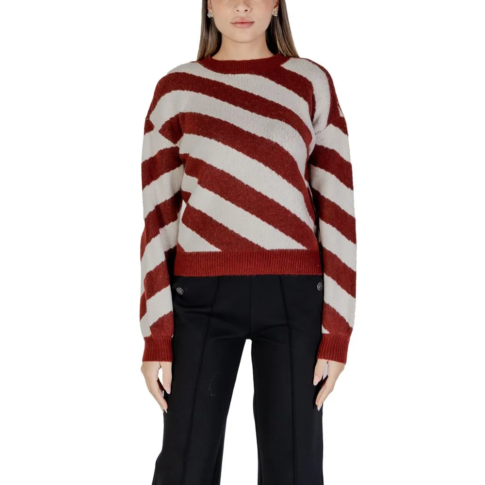 Vero Moda Women's Bordeaux Polyester Polyester Sweater