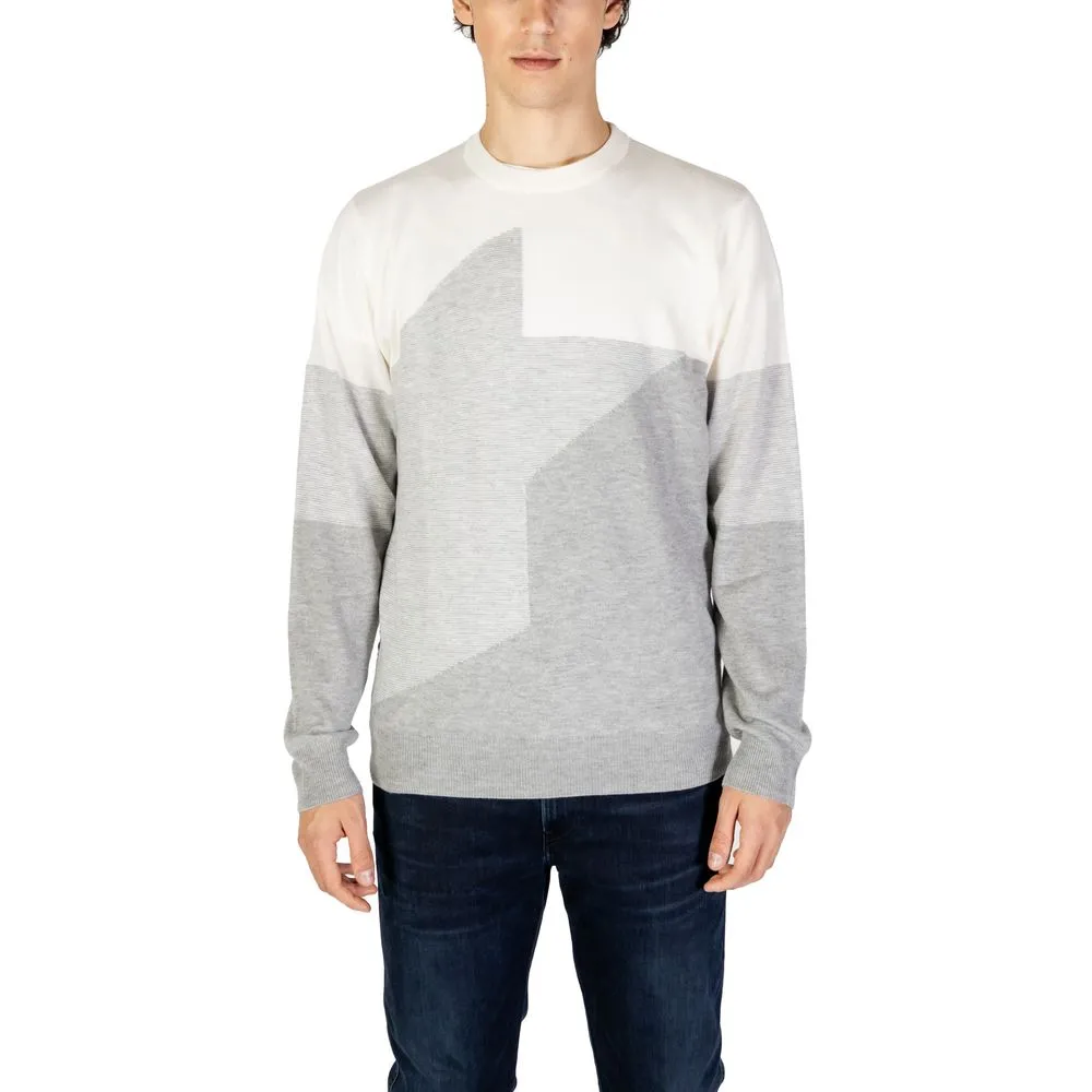 Antony Morato Men's Cream Acrylic Sweater