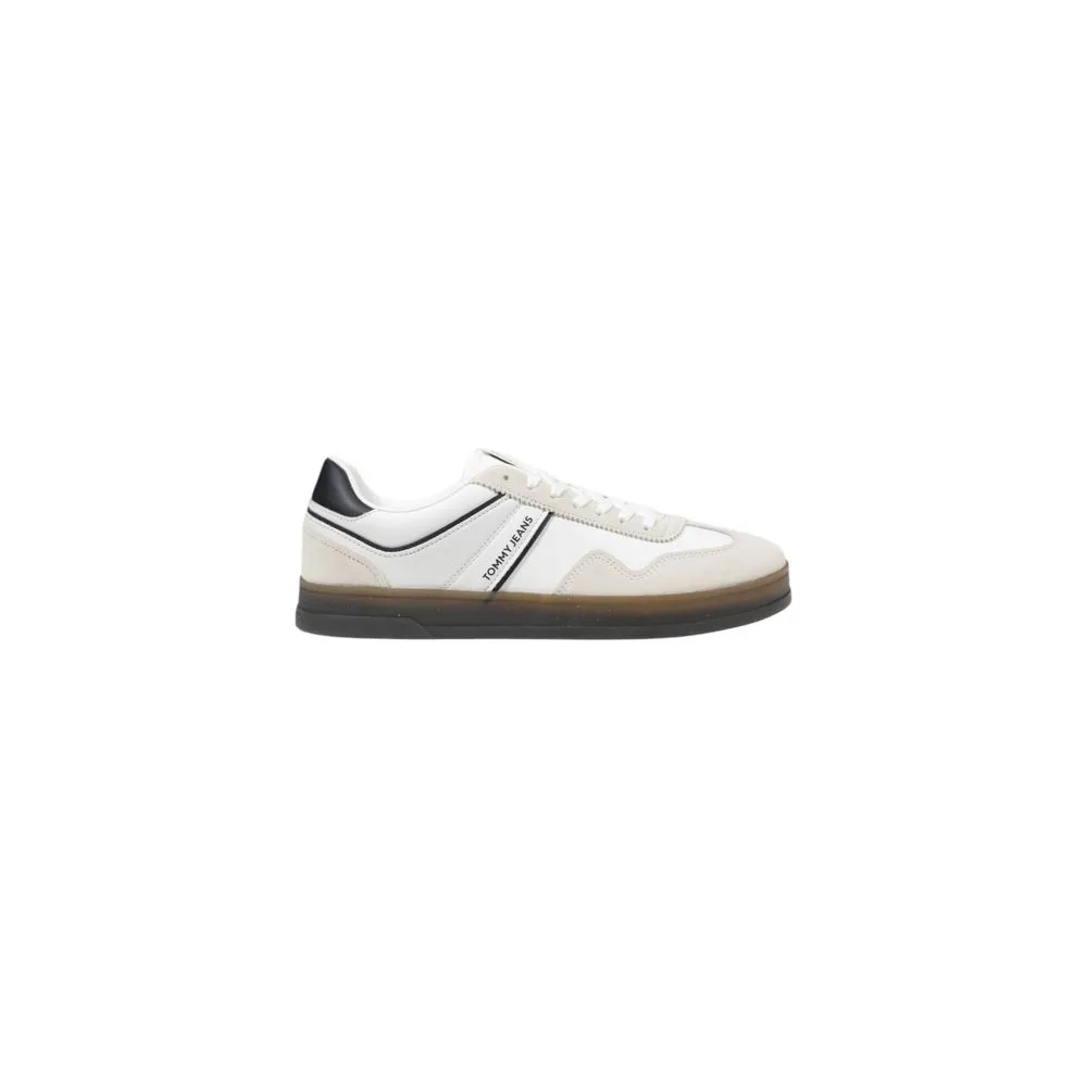 Tommy Hilfiger Jeans Men's Black Leather Sneaker