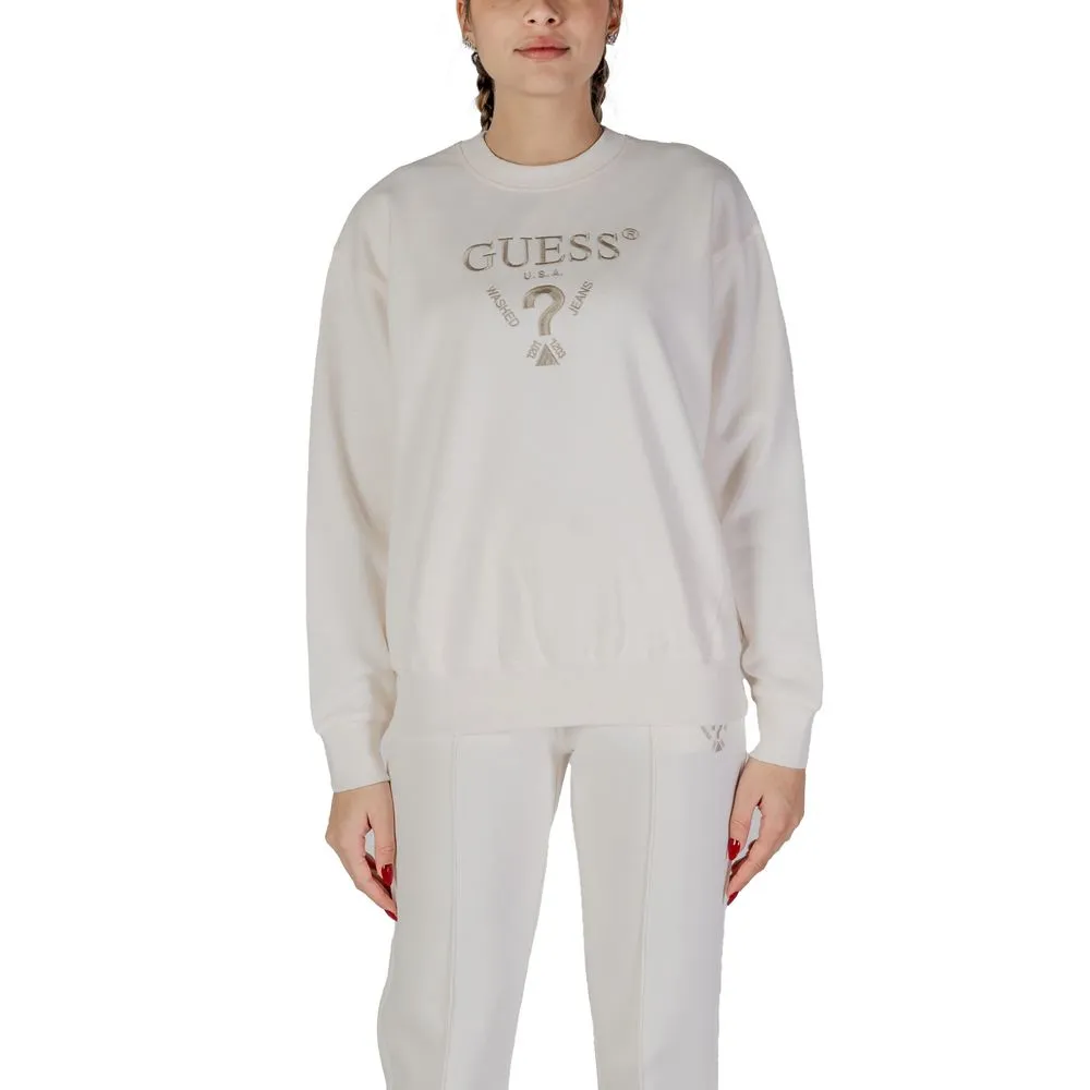 Guess Active Women's Cream Polyester Sweater
