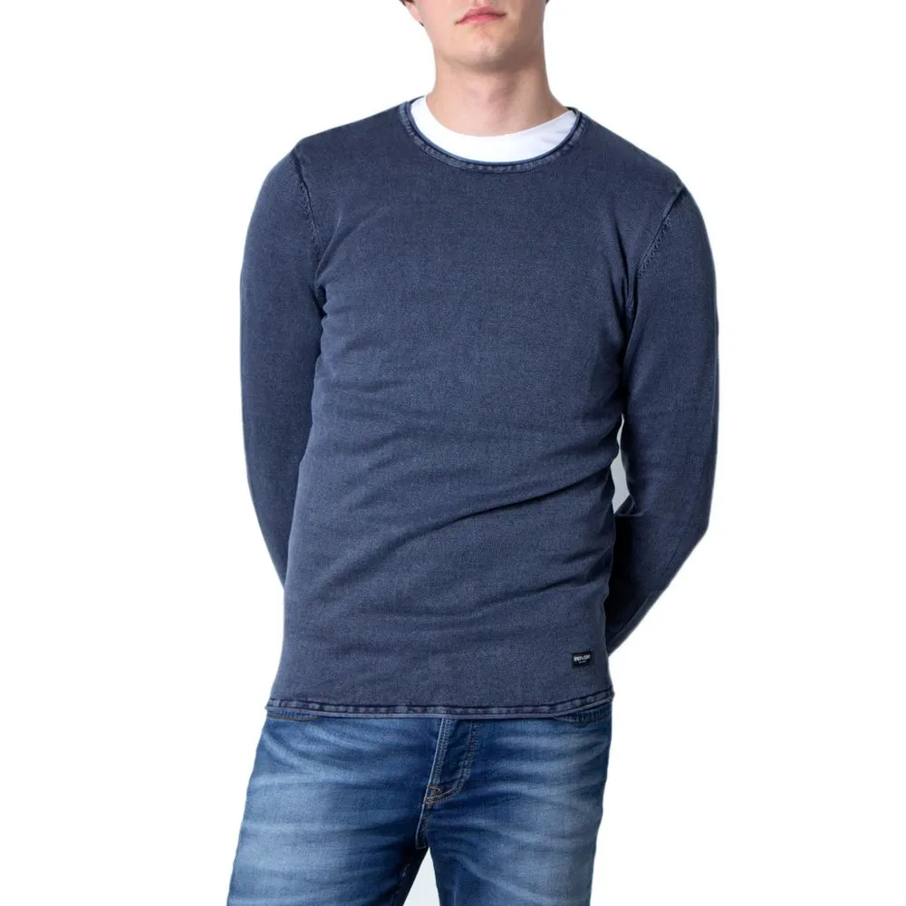 Only & Sons Men's Light Blue Cotton T-Shirt