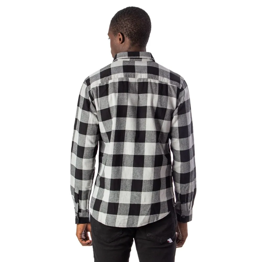 Only & Sons Men's Gray Cotton Shirt