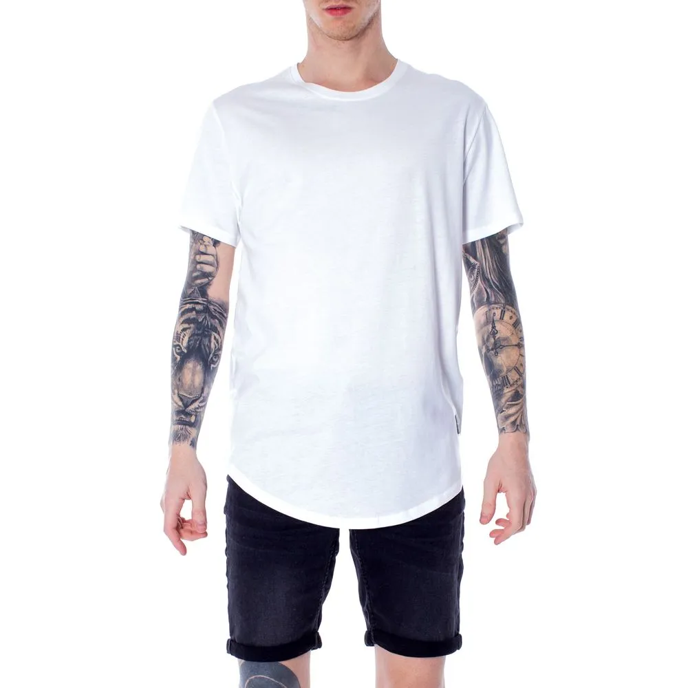 Only & Sons Men's White Cotton T-Shirt