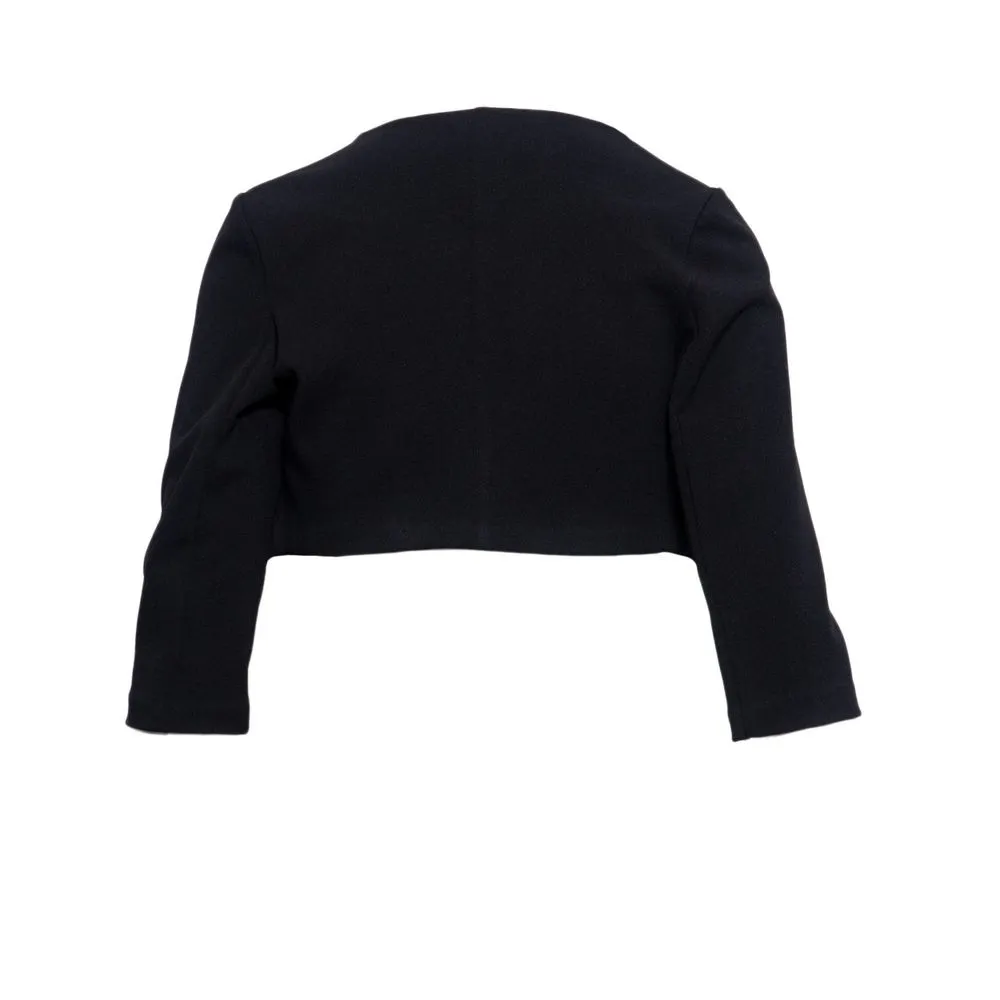 Rinascimento Women's Black Polyester Suits & Blazer
