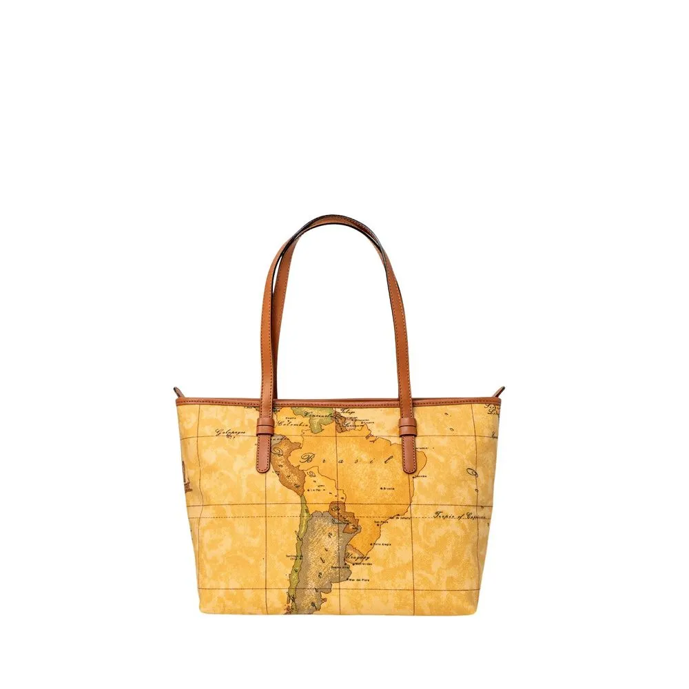 Alviero Martini Prima Classe Women's Beige Leather Handbag