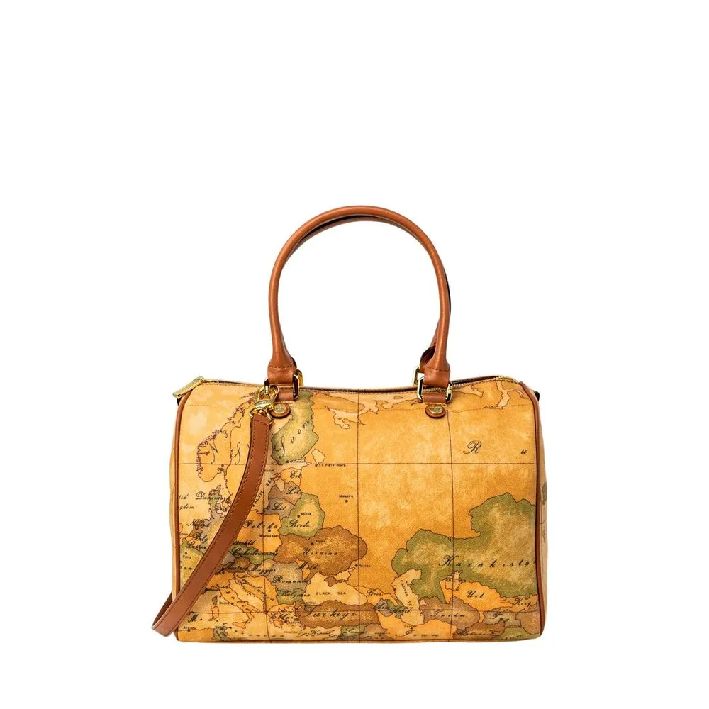 Alviero Martini Prima Classe Women's Beige Leather Handbag