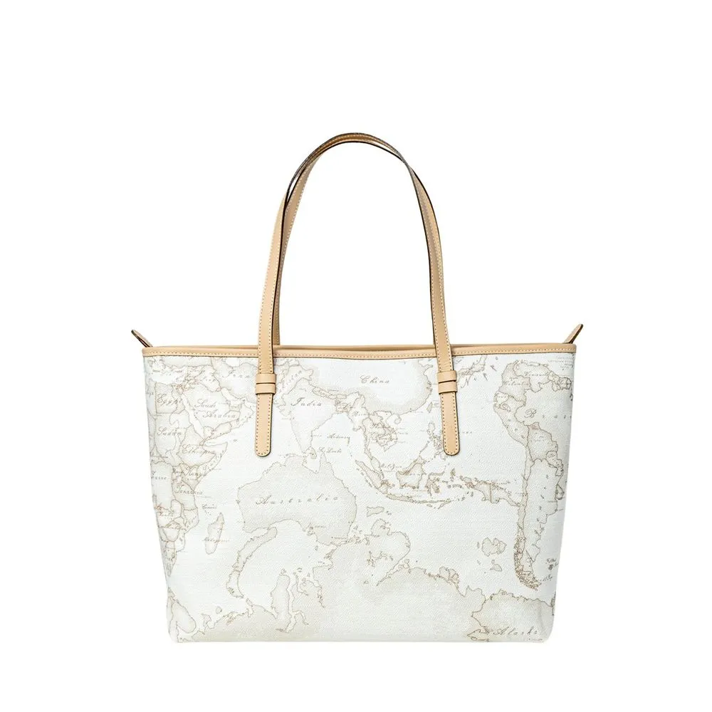 Alviero Martini Prima Classe Women's White Leather Handbag