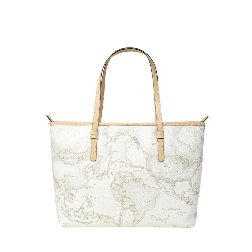 Alviero Martini Prima Classe Women's White Leather Handbag